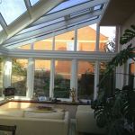 Inside Sloping Conservatory